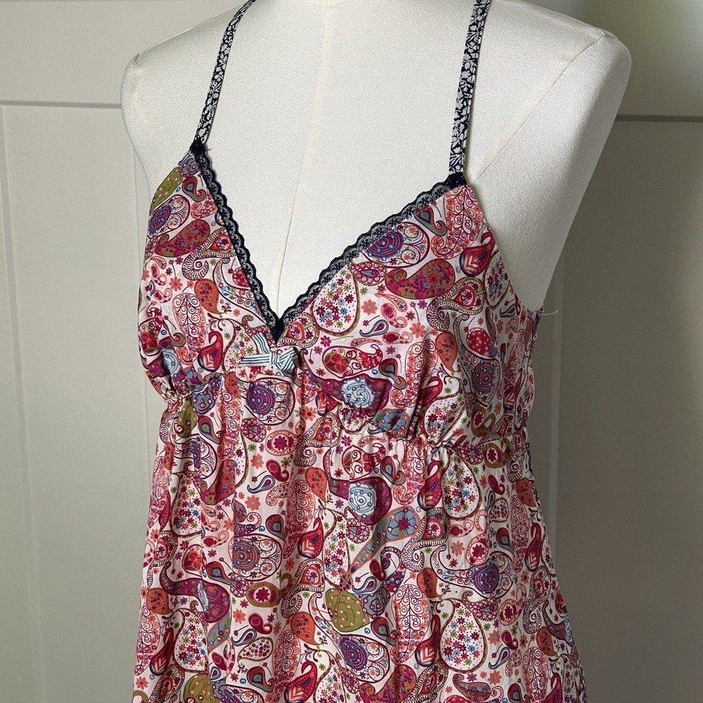 *NWT* Liberty of London Paisley Chemise Dress Women's Medium Y2K - Picture 3 of 10